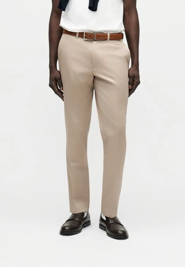 Узкие брюки, сезонные брюки для костюма Calvin Klein, Vintage Khaki