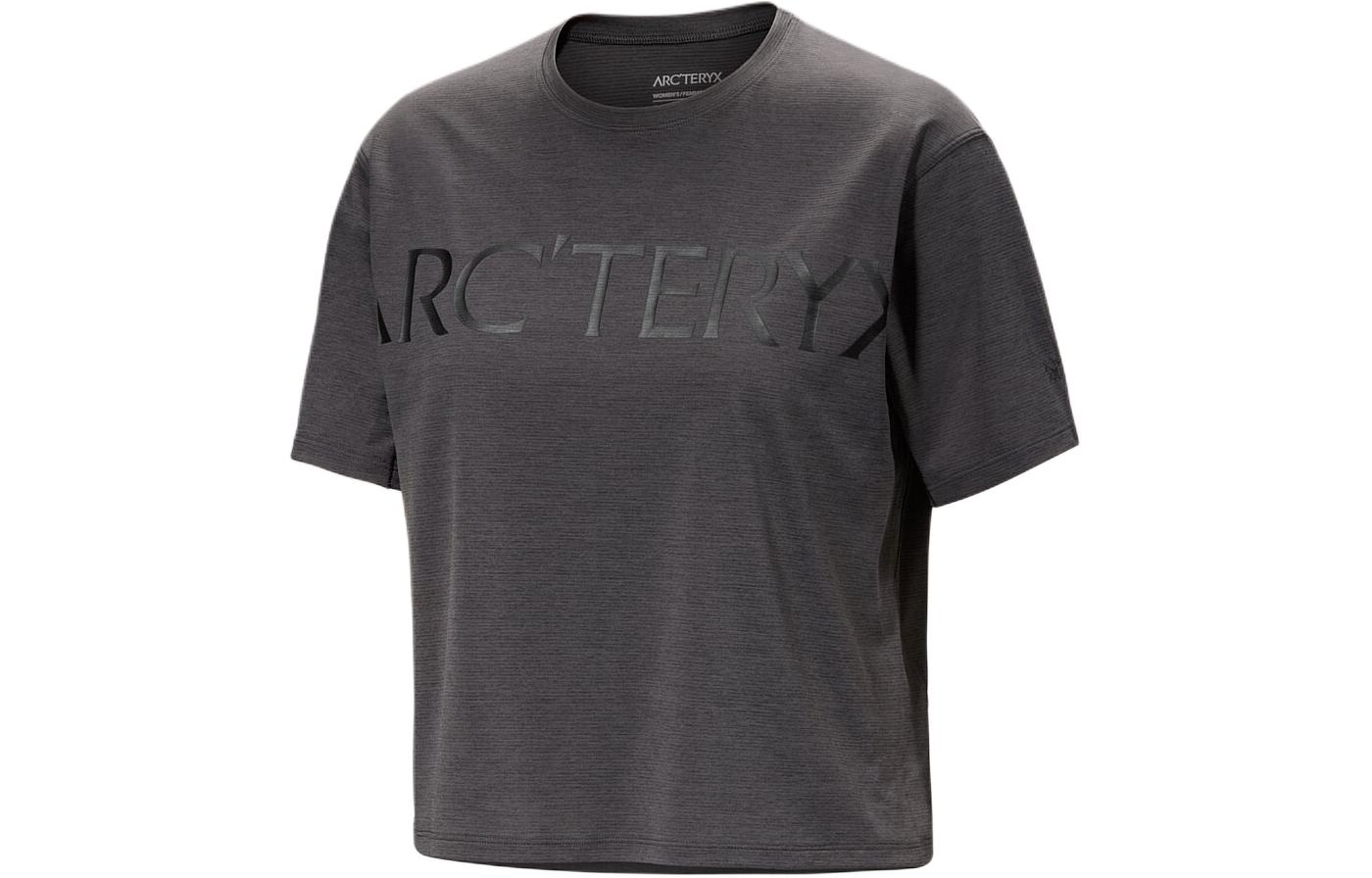 Женская футболка TAEMA Regular Arcteryx, polar белый серый/arctic silk heather — фото 3