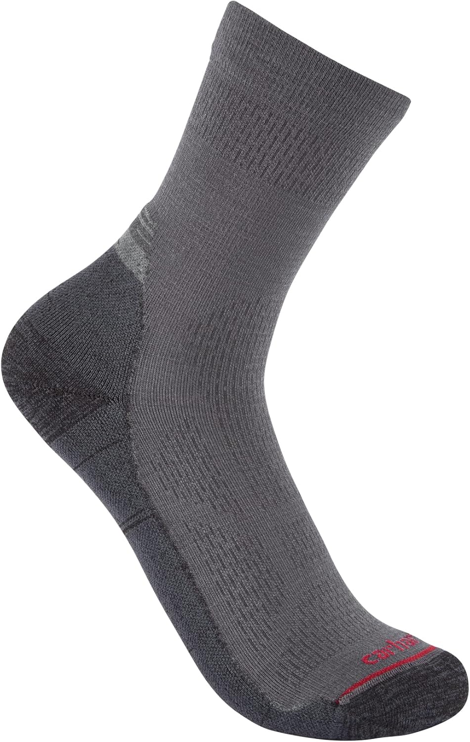 

Carhartt женские легкие короткие носки-следки из смеси синтетики и мериносовой шерсти, Gray