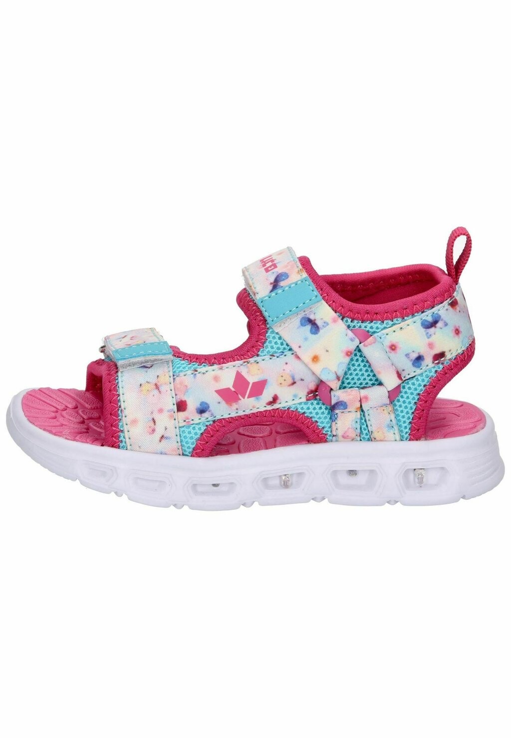 

Босоножки с ремешком LICO SANDALE SPOTLIGHT V BLINKY, цвет pink weiss türkis