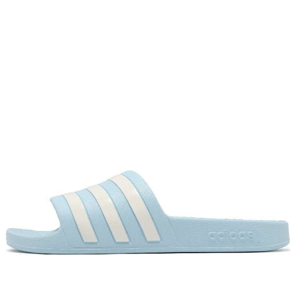Тапочки adilette slides 'aqua' Adidas, синий