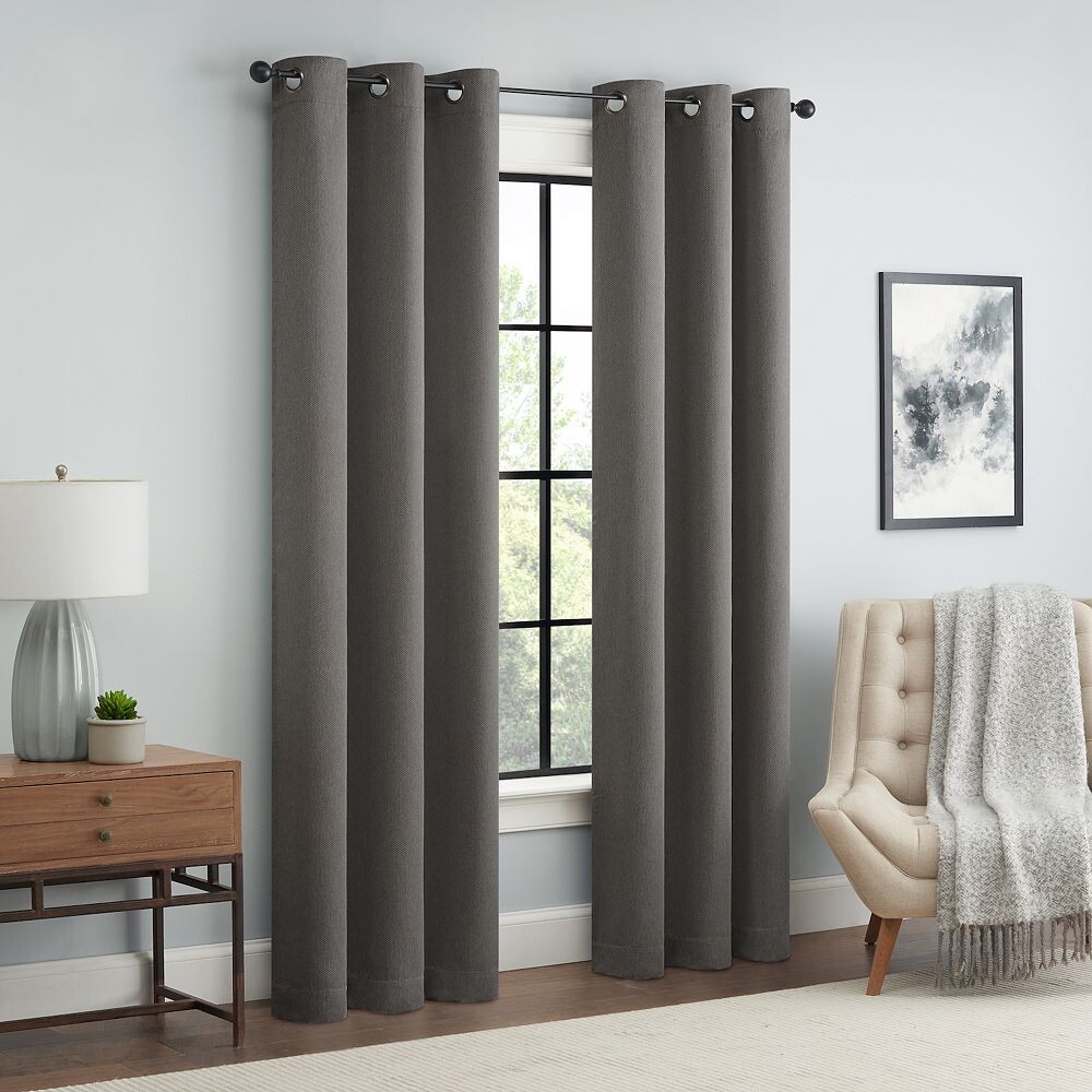 

Оконные шторы eclipse Magnitech Kaplan 100% Blackout 2 Eclipse, цвет Charcoal