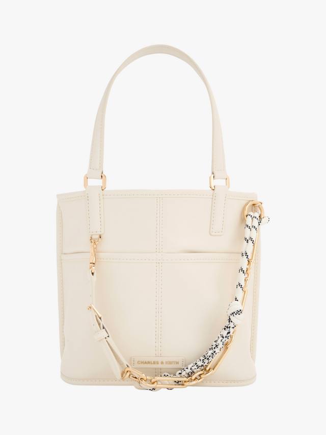 

Сумка-тоут Addison CHARLES & KEITH, Cream