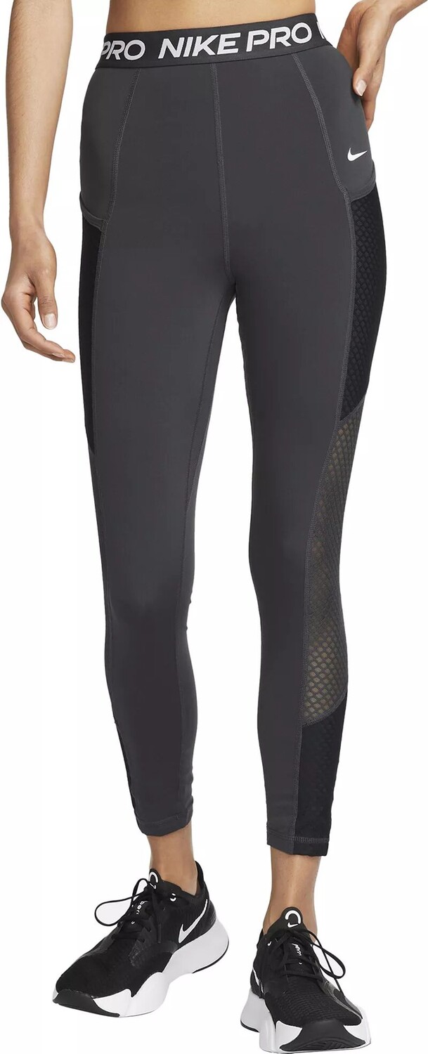 

Женские тайтсы Nike Pro Dri-FIT с высокой посадкой, размер 7/8
