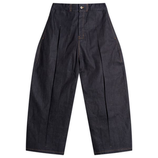 

Брюки со складками цвета необработанного индиго Sage Nation, Raw Denim Ym7012 12Oz 1*