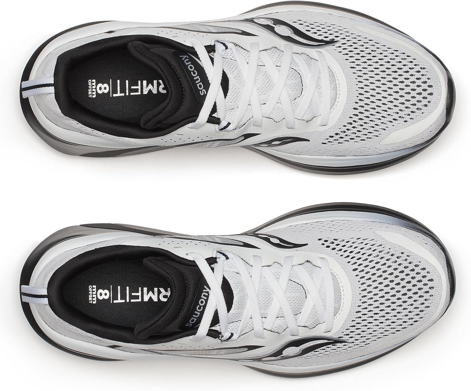 Мужские кроссовки Saucony Omni 22, белый/черный — фото 4