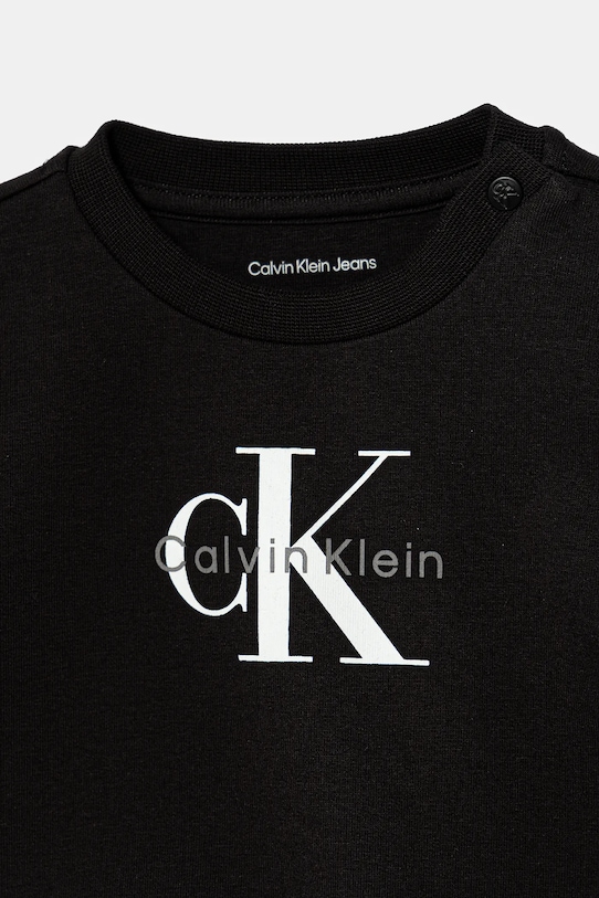 Детский спортивный костюм Calvin Klein Jeans, черный — фото 4