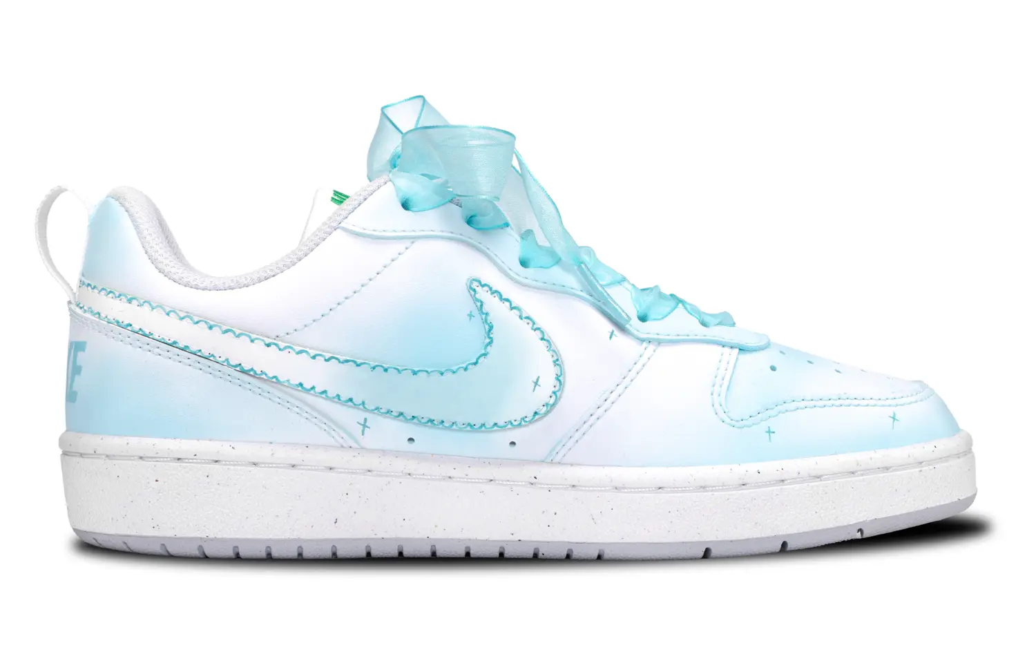 

Кроссовки Nike Court Borough Skateboarding Shoes Women's Low-top Blue, голубой