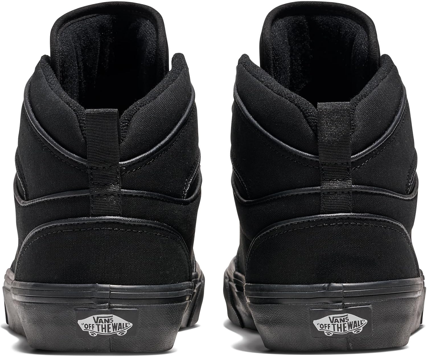 Vans мужские высокие кроссовки из канваса, Black/Black — фото 3