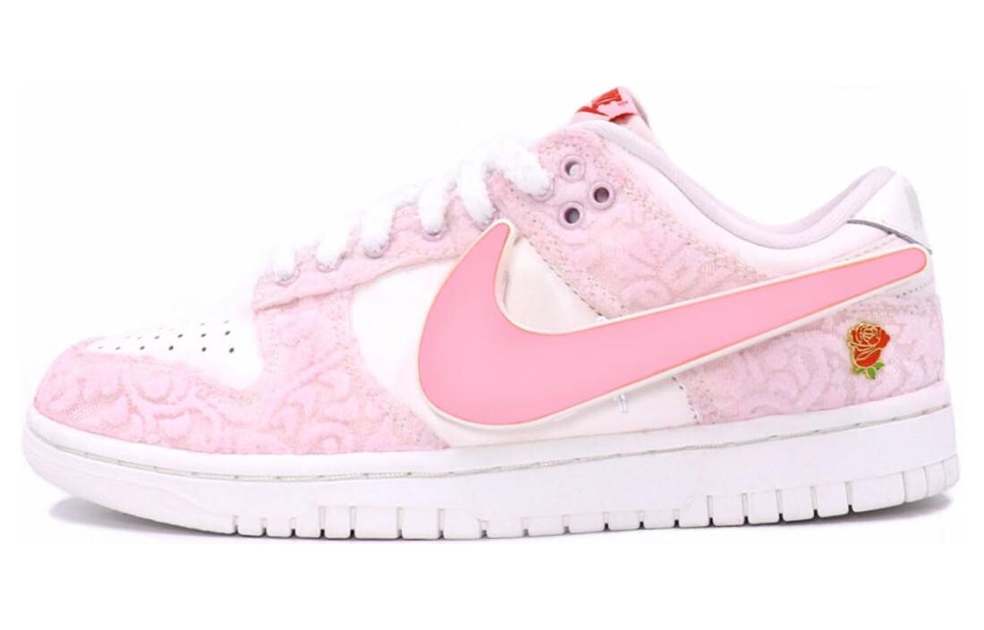 

Кроссовки Nike Dunk Skateboard Shoes Women's Low-Top Pink/White, Розовый, Кроссовки Nike Dunk Skateboard Shoes Women's Low-Top Pink/White