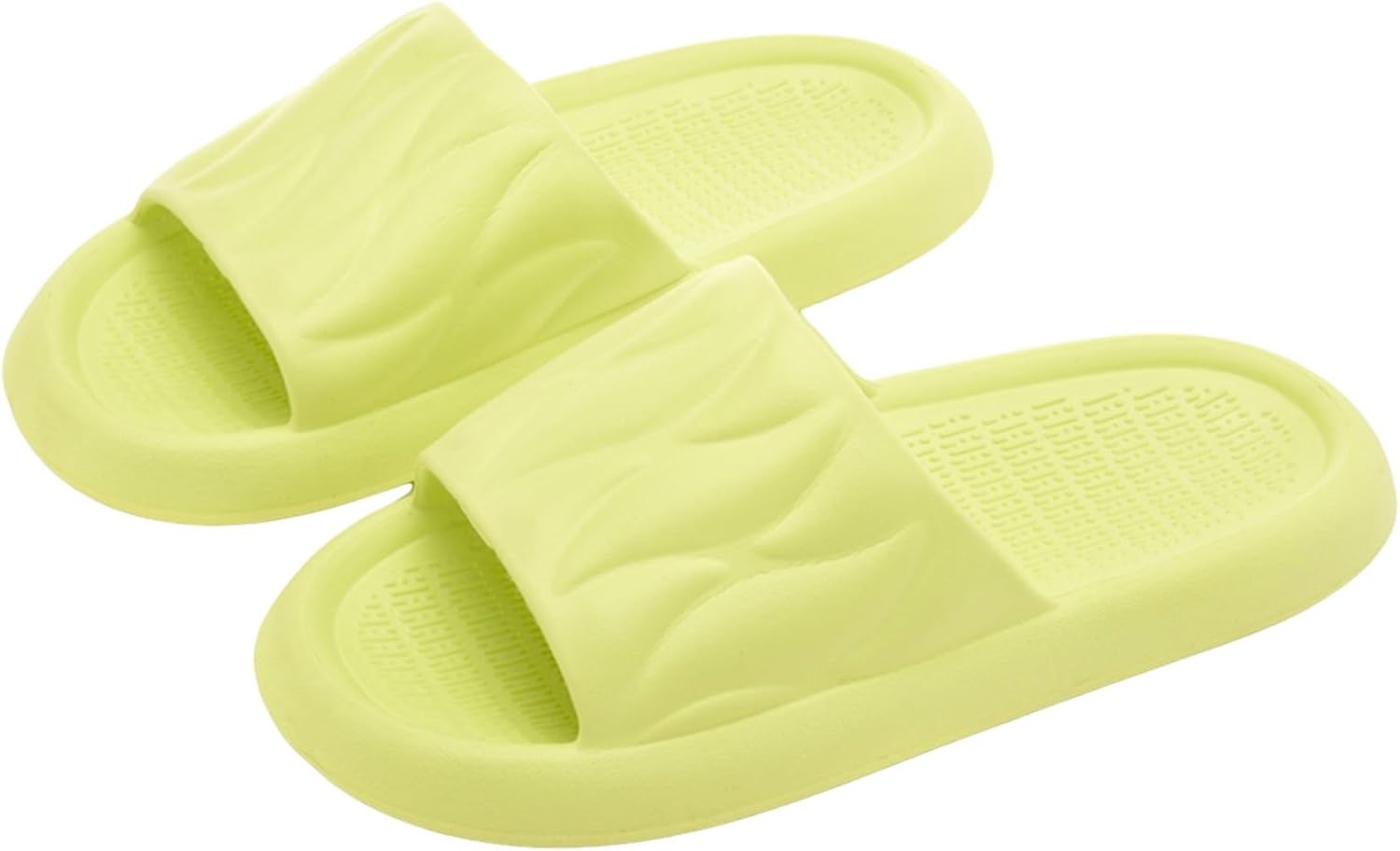 

Домашние тапочки для женщин и мужчин, пляжные тапочки для душа, легкие, с нескользящей подошвой, для ванной комнаты, для использования дома и на улице Generic, зеленый