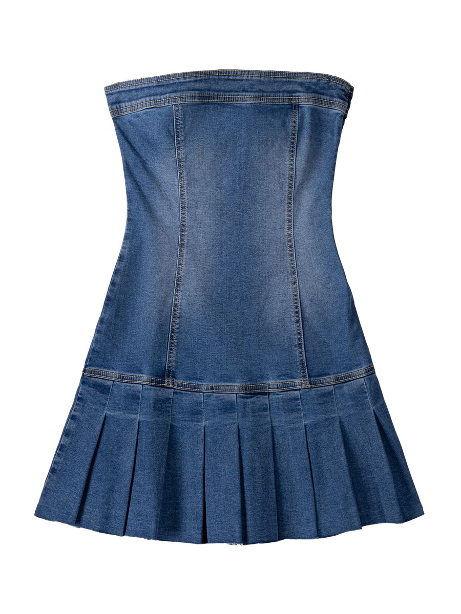 

Мини платье Bershka Dress, синий деним
