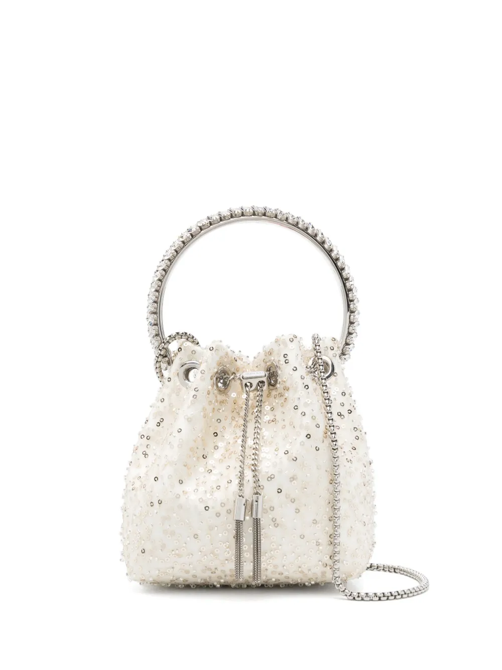 

Сумка-ведро Bon Bon JIMMY CHOO, белый
