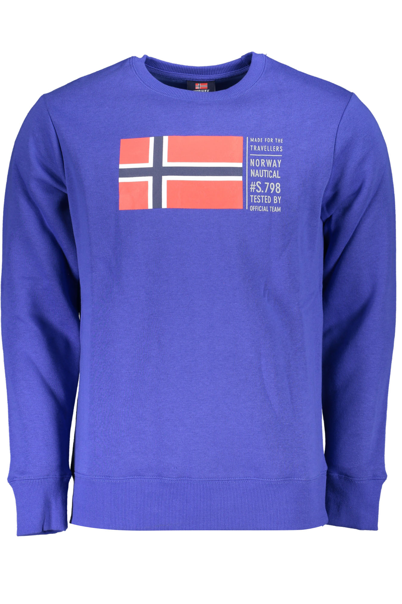 

Толстовка мужская Norway 1963 с принтом логотипа, синий