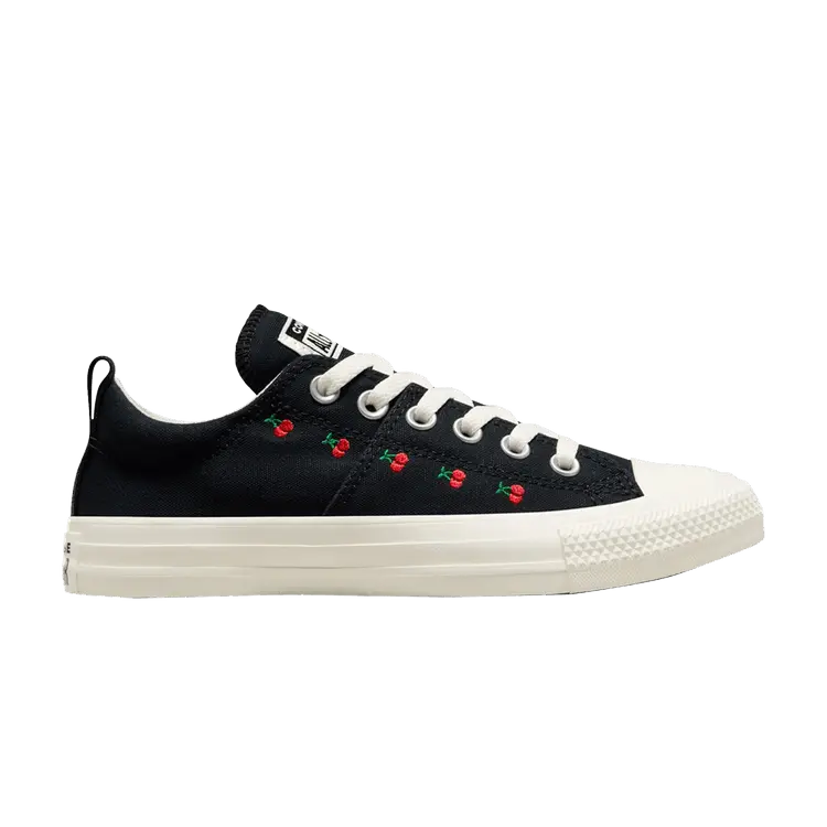Кроссовки Converse Wmns Chuck Taylor All Star Madison Low 'Embroidered Cherries', черный