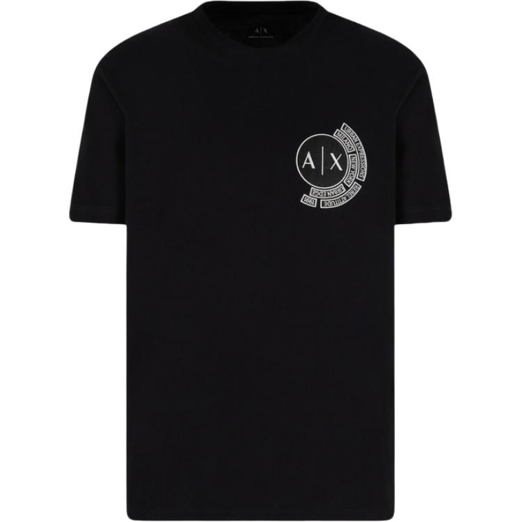 

ARMANI EXCHANGE Футболка AE SS25 мужская black, Черный, ARMANI EXCHANGE Футболка AE SS25 мужская black