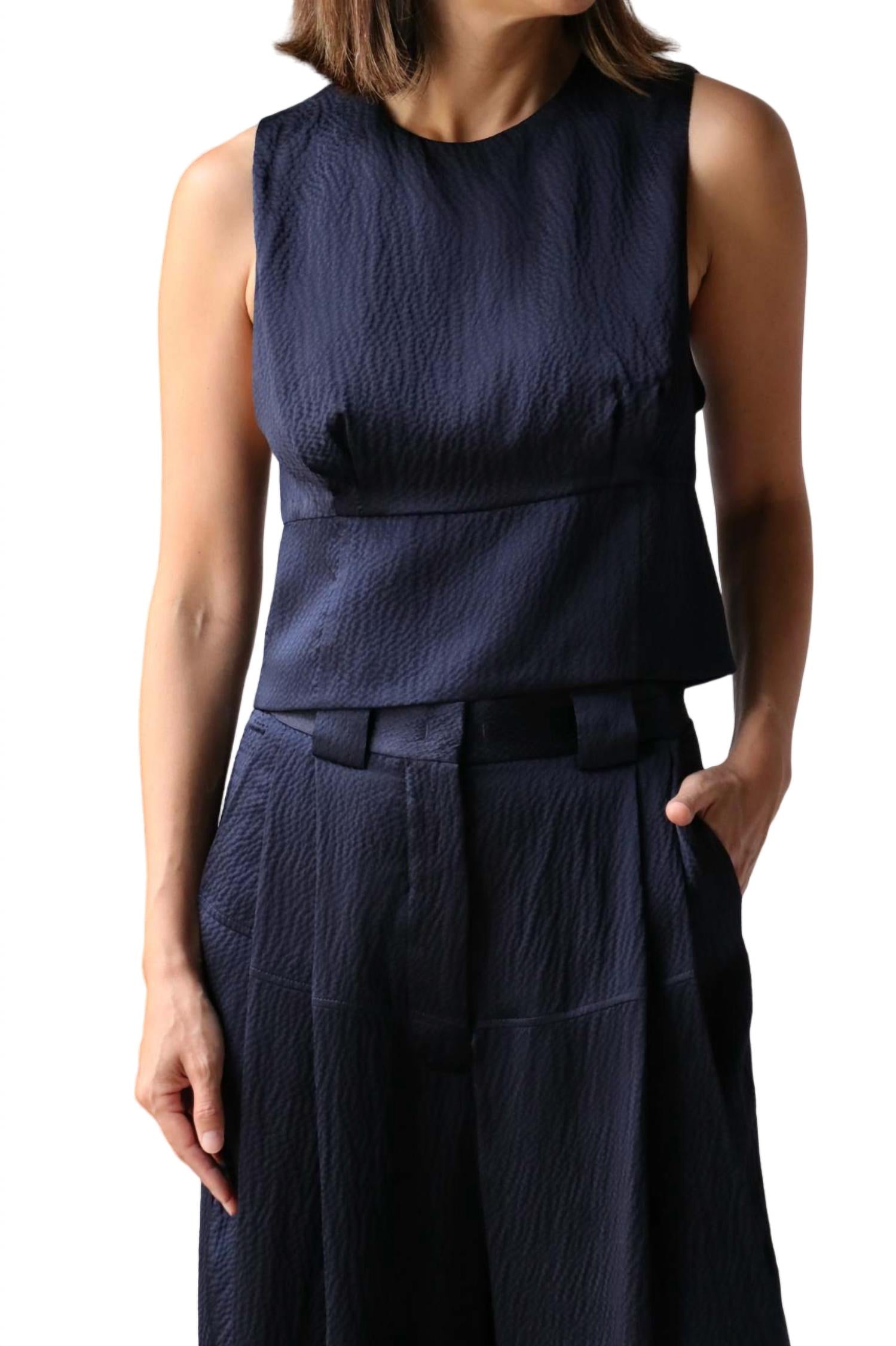 

Darter Топ в темно-синем цвете RACHEL COMEY
