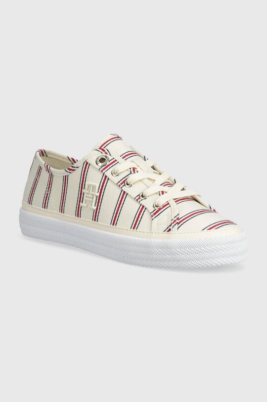 

Кроссовки VULC CANVAS SNEAKER SHIRTING Tommy Hilfiger, бежевый