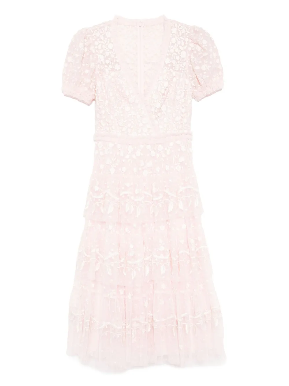 

Платье с цветочной вышивкой Needle & Thread, розовый