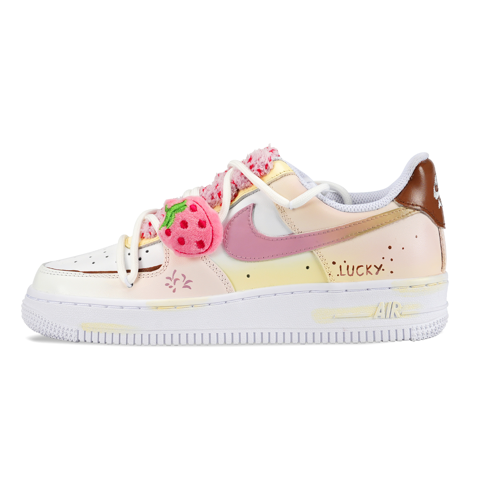 Nike Кроссовки Air Force 1 Air Force 1 с низким верхом, водостойкие, износостойкие, дышащие, женские, розовые