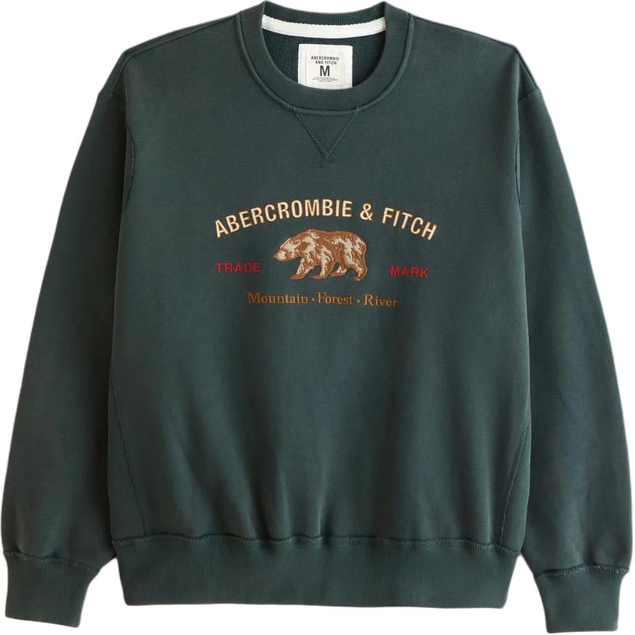 

Толстовка мужская Abercrombie＆Fitch, зеленый