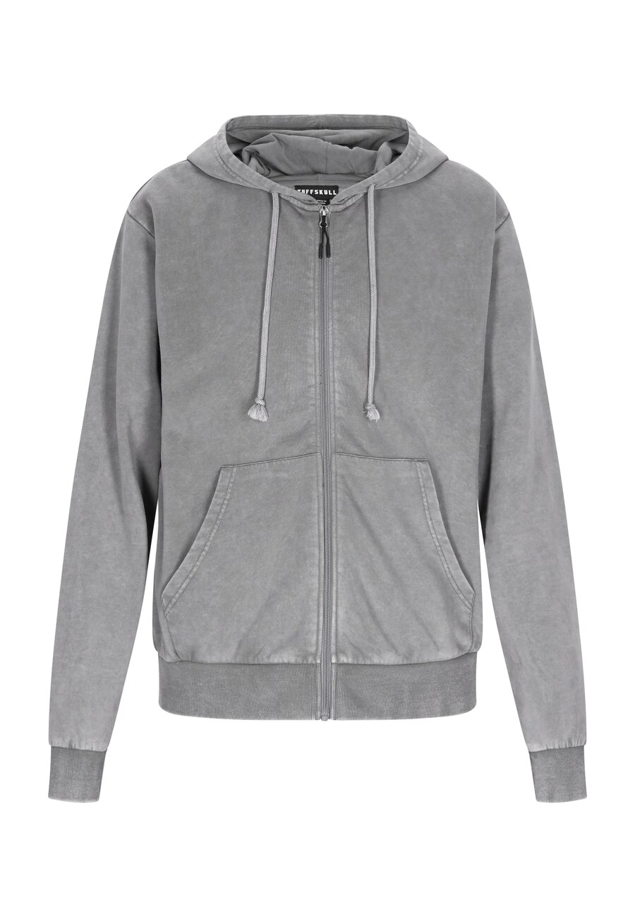 

Худи с капюшоном на молнии TUFFSKULL Back To School, Grey