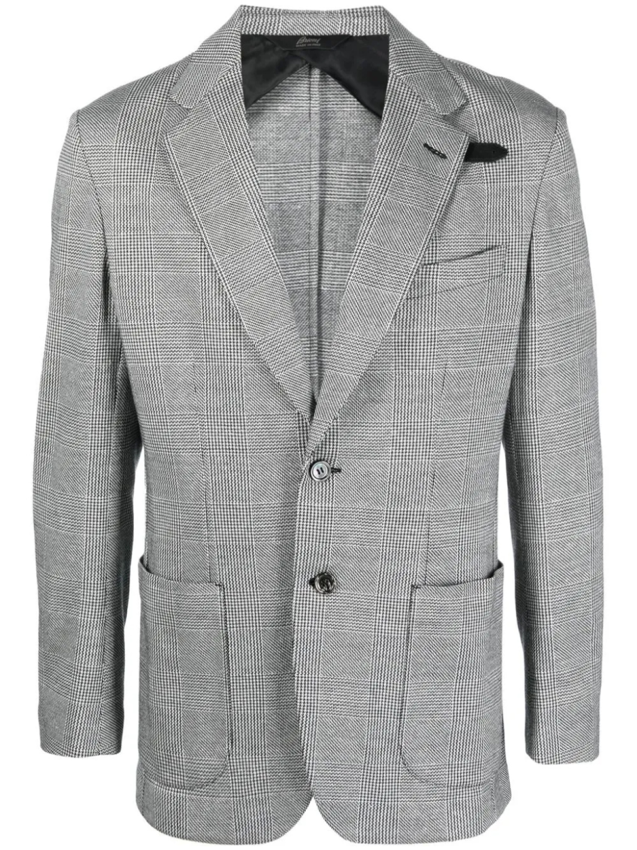 

Brioni однобортный пиджак, черный