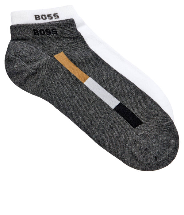 

Носки/Короткие носки 2 шт. iconicstripe Boss, серый