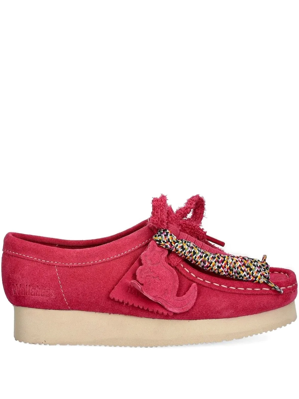 Замшевые туфли дерби Wallabee Clarks Originals, розовый