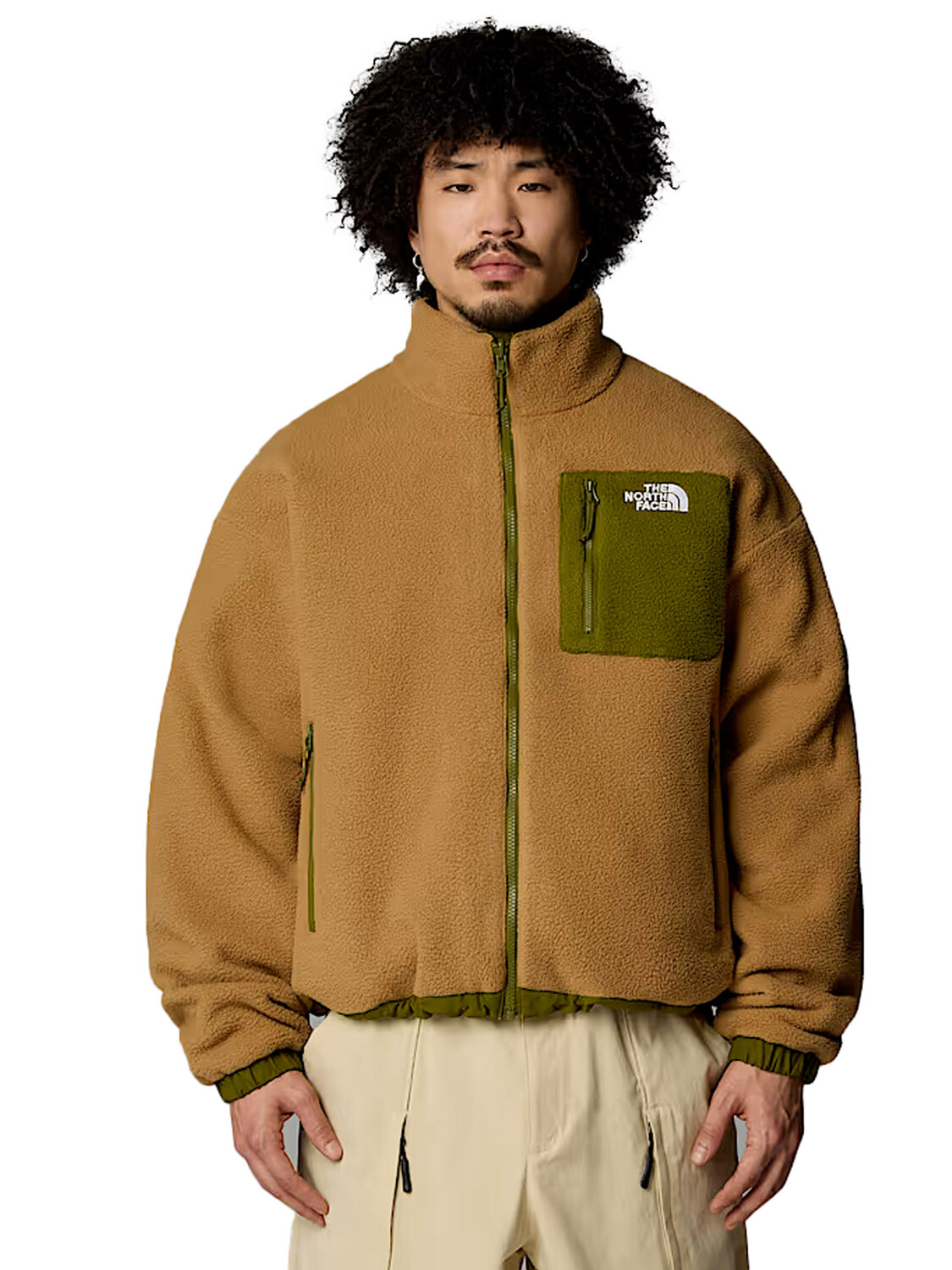 

Куртка giacca in pile reversibile yumiori The North Face, желтый