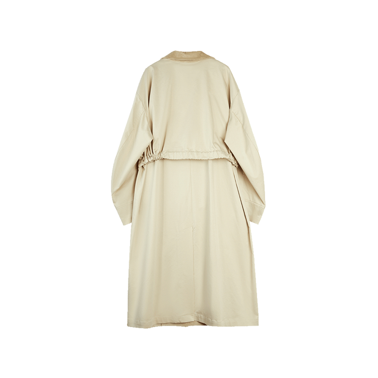 

ELLE Тренч женский Khaki Stand Collar Moderate