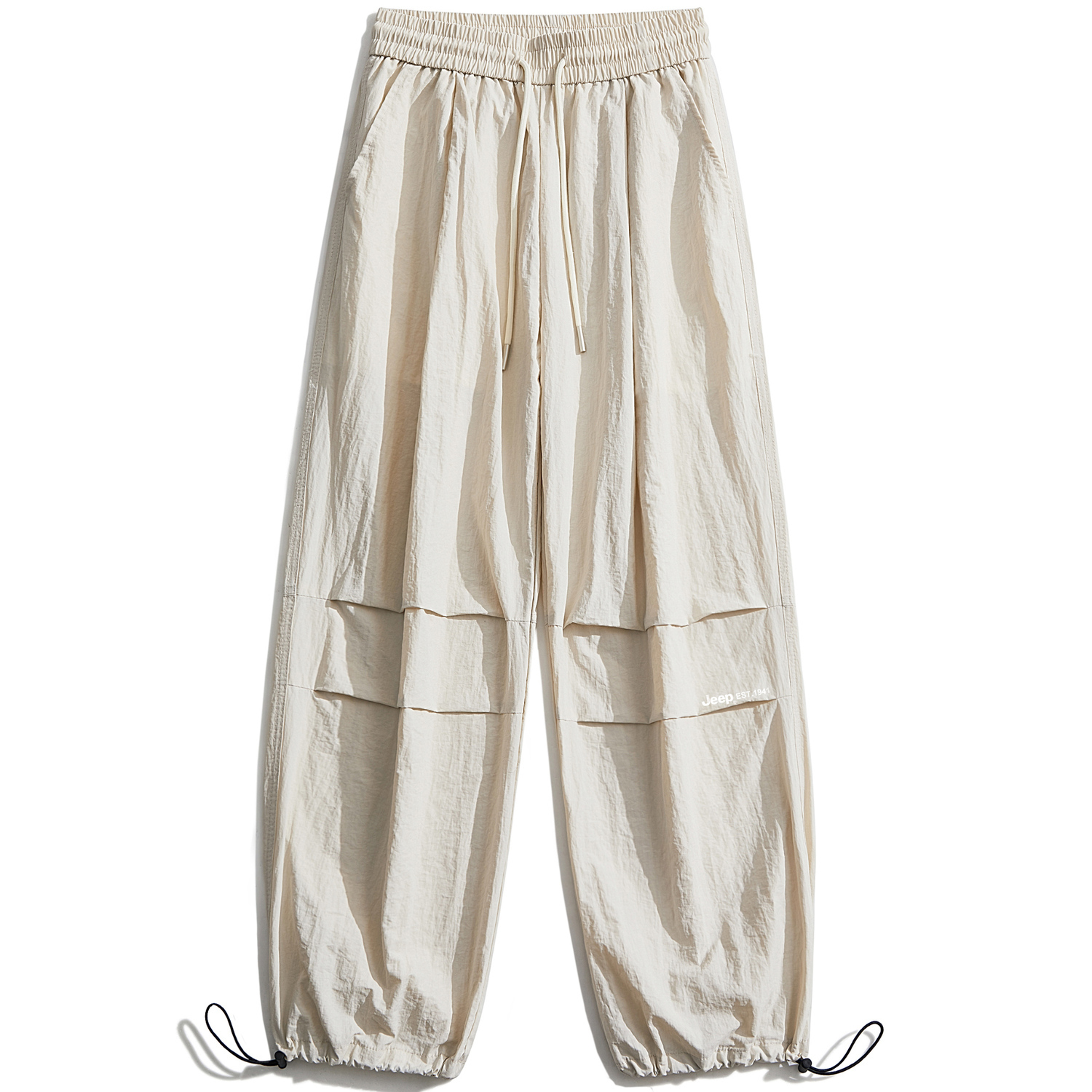 

Вязаные спортивные штаны унисекс Jeep, бежевый