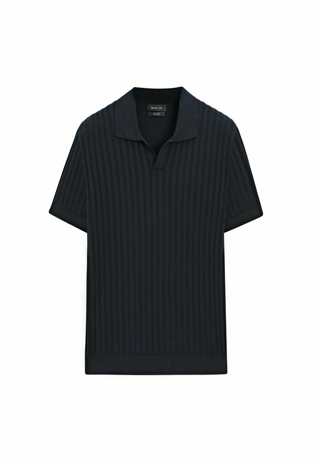 

Рубашка поло COLLAR Massimo Dutti, темно-синий