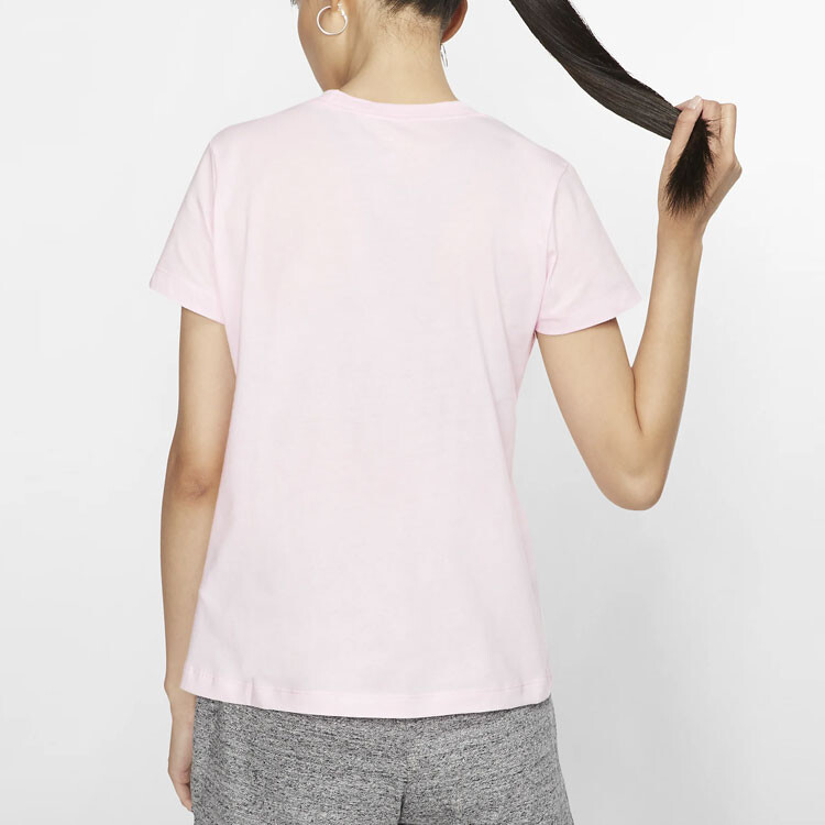 Футболка Nike Sportswear Short Sleeve CI1130-663, розовый — фото 4