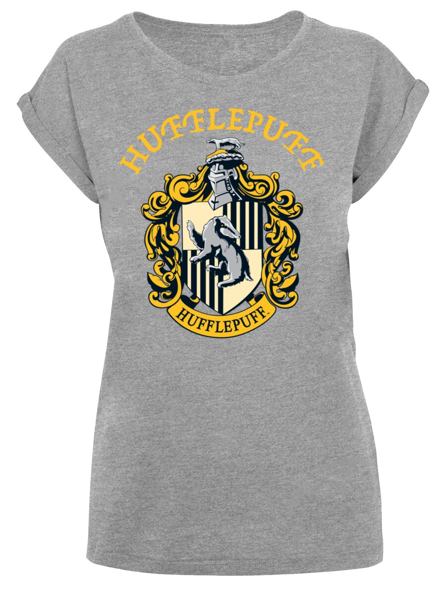 

Рубашка F4NT4STIC Harry Potter Hufflepuff Crest, серый