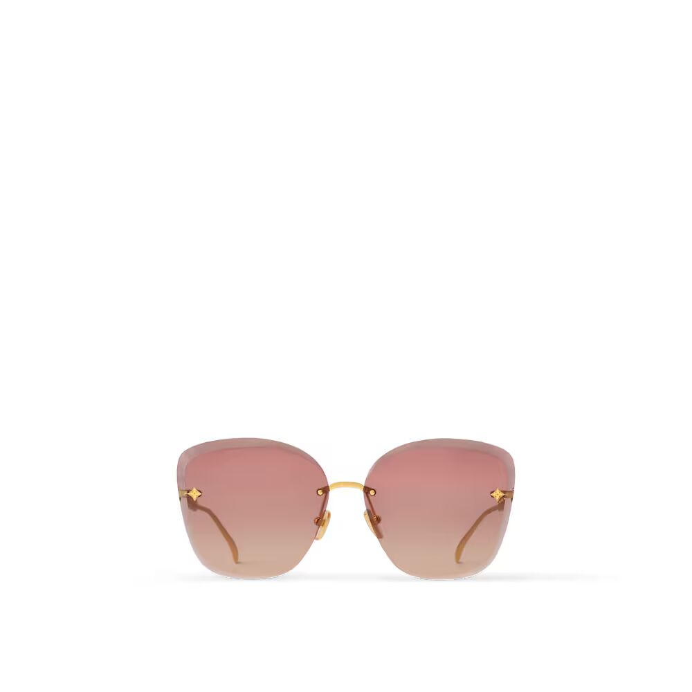 

Солнцезащитные очки LV Jewel Round Cat Eye Louis Vuitton, розовый