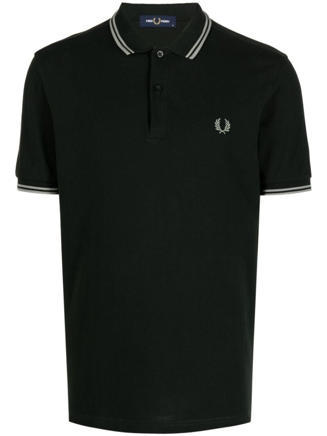 

Fred Perry рубашка поло с контрастной отделкой, черный