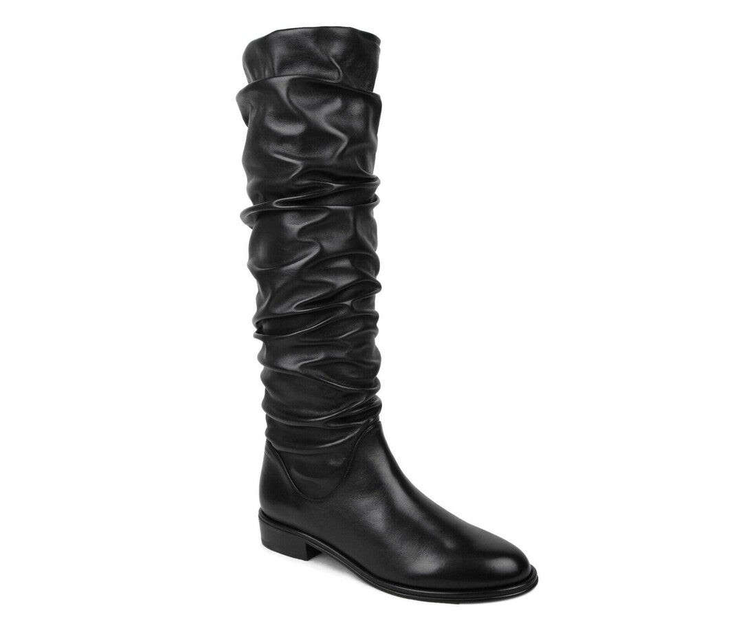 Stuart Weitzman Женские сапоги до колена из кожи наппа, черный