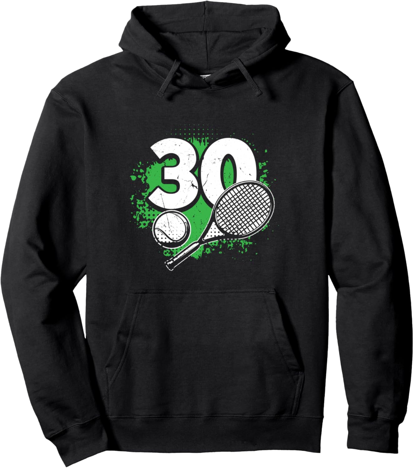 

Худи с надписью «30-летний теннисист, которому исполняется 30 лет» 30 Year Old Birthday Apparel Tennis Boy B-Day, черный