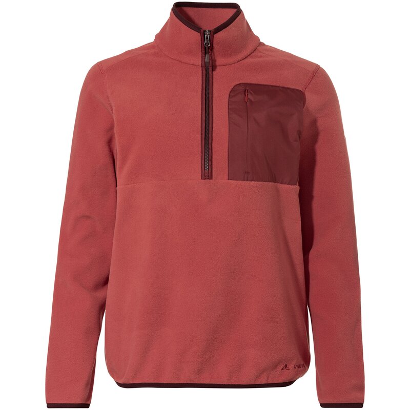 

Свитер с полумолнией из флиса Rosemoor Vaude, цвет brick