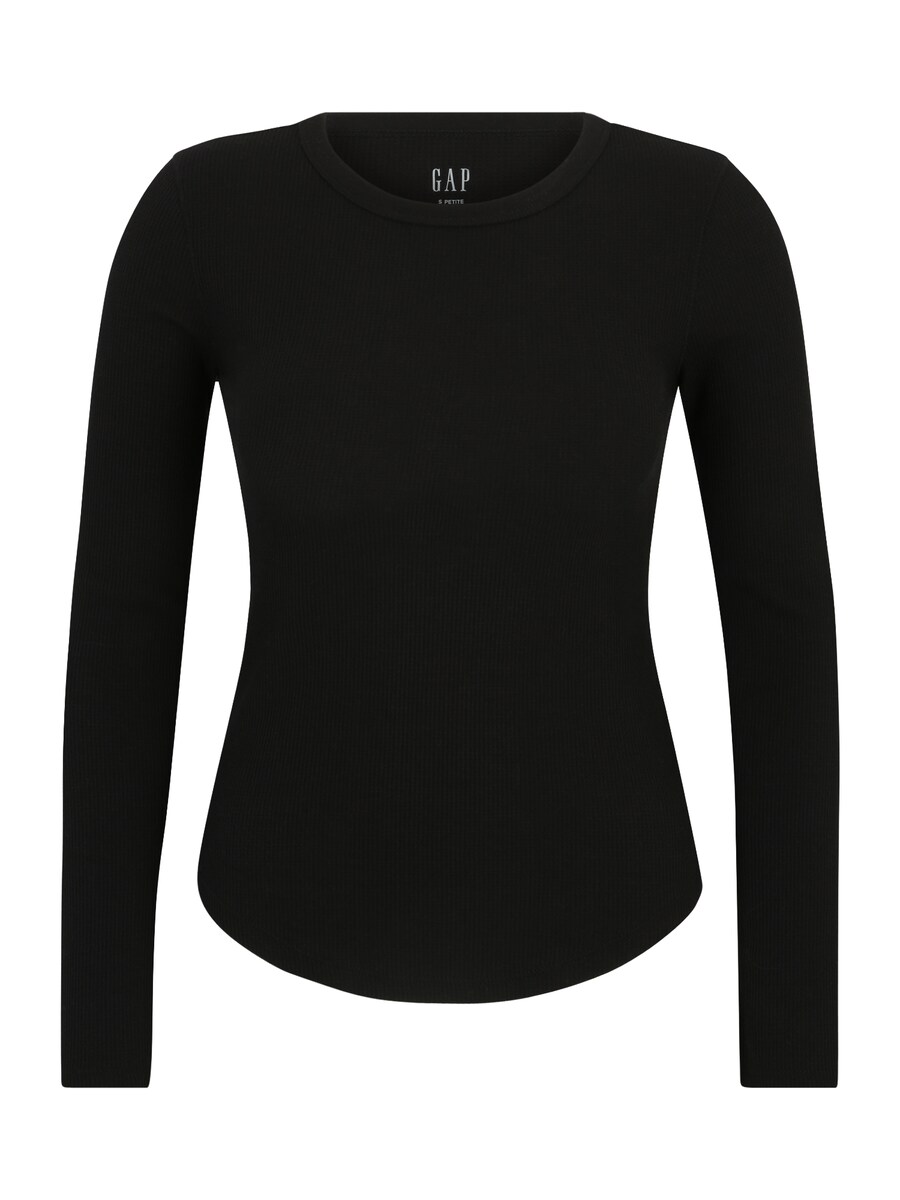 

Лонгслив Gap Petite Shirt, черный