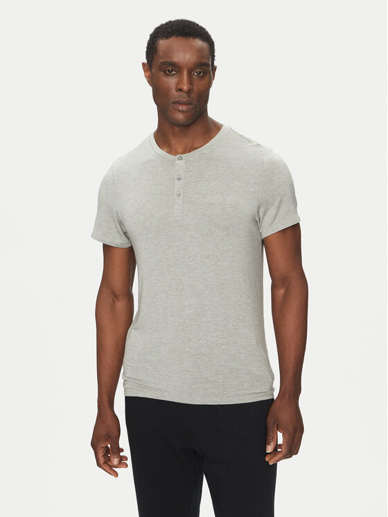 

Футболка обычного кроя Henley LV00NM2803 Calvin Klein Underwear, серый