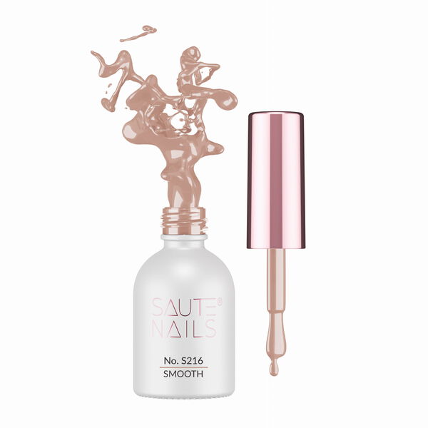 

Гибридный лак s216 гладкий, 8 мл Saute Nails, цвет s216 smooth