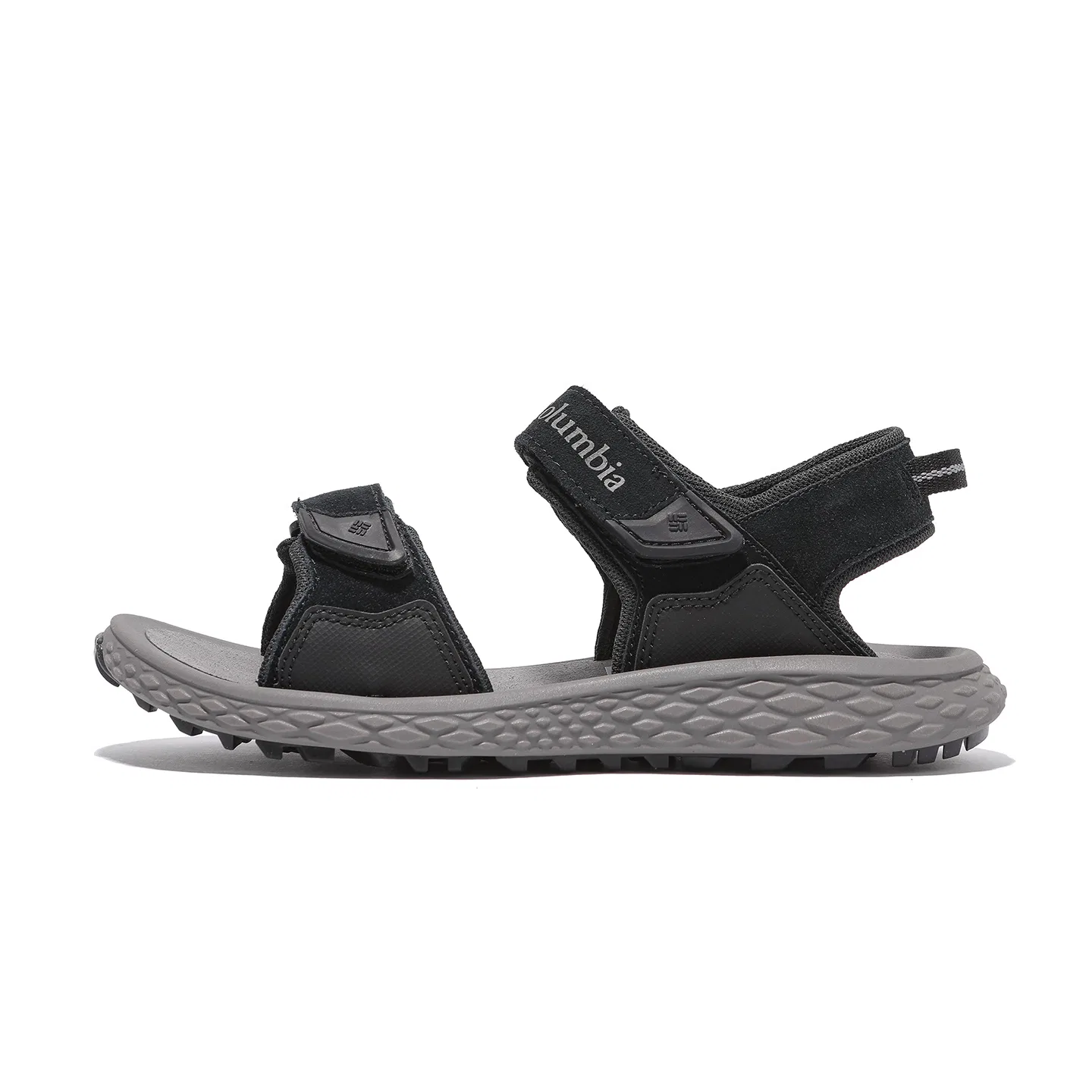 Пляжные сандалии серые Columbia Black