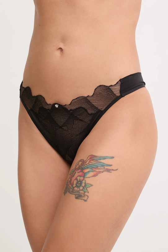

Стринги thong gingko BOSS, черный