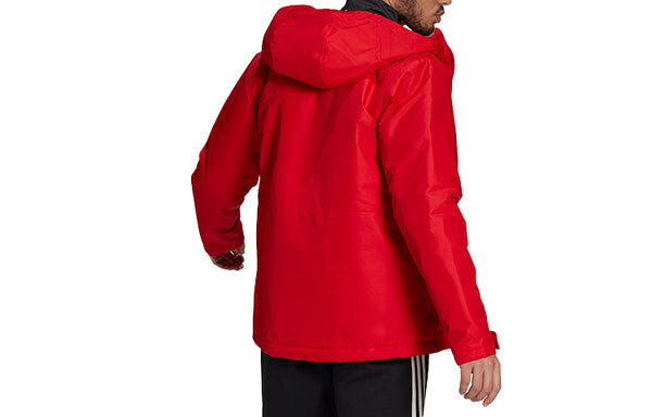 Куртка adidas Casual Sports Windproof Hooded Jacket Red, красный — фото 2