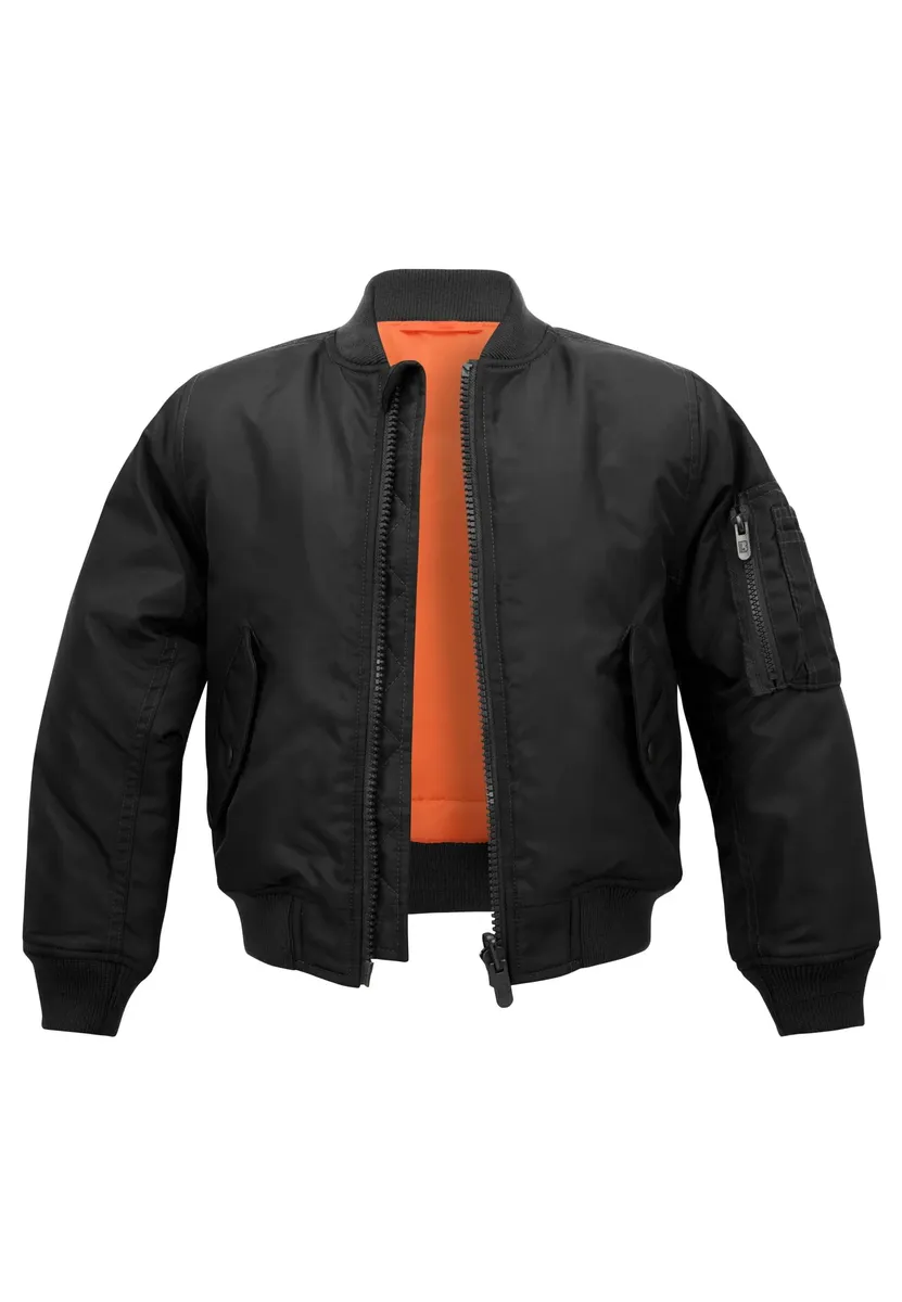 

Анорак Brandit " Brandit Men's Kids MA1 Jacket" (1 шт.), без капюшона, черный