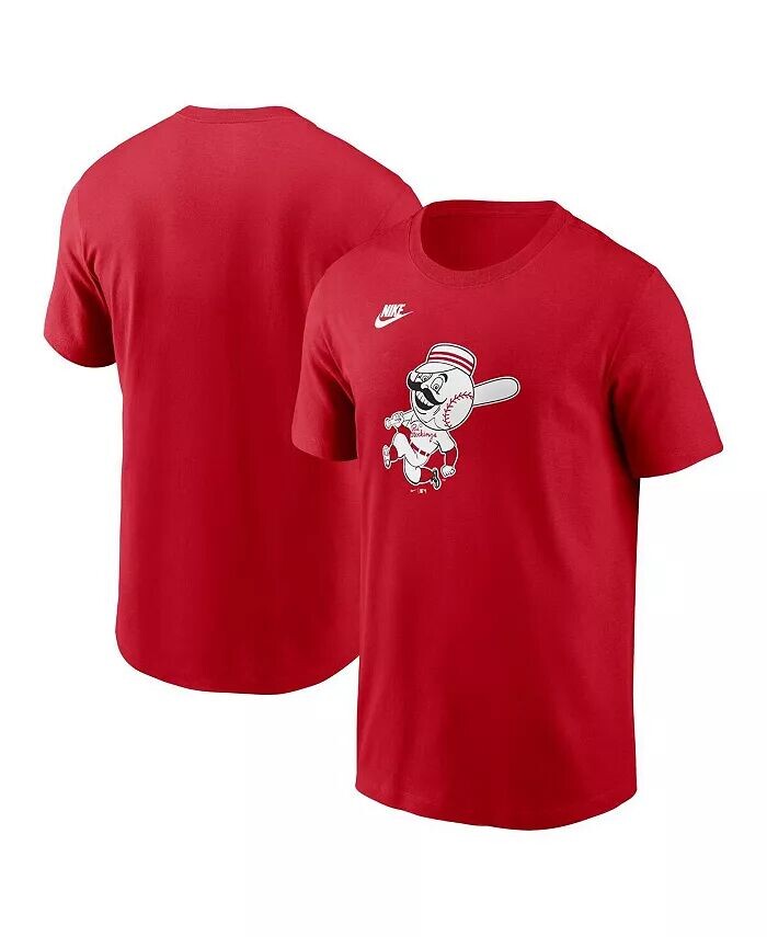 

Мужская футболка с логотипом команды Cincinnati s Cooperstown Collection Nike, красный