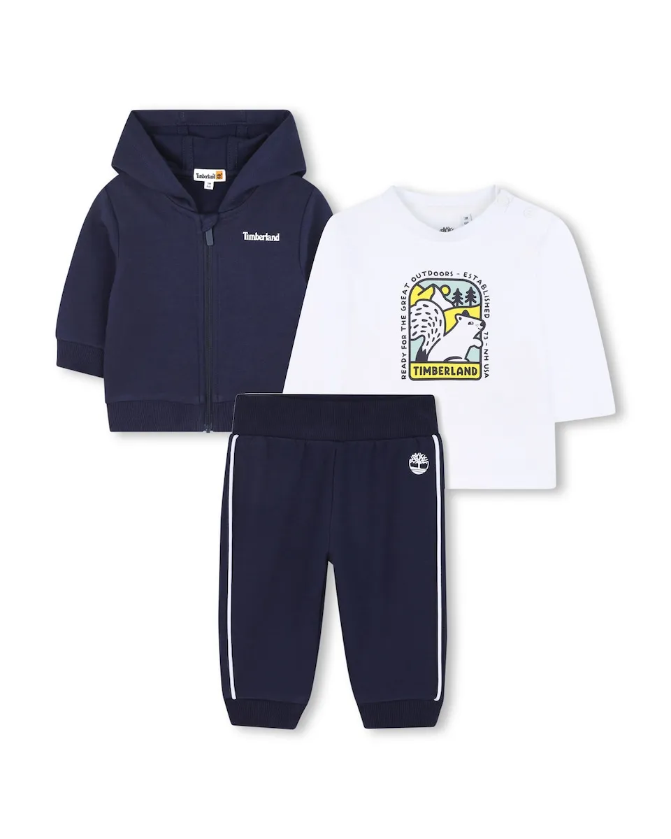 

Набор для новорожденного голубого цвета из хлопка Timberland