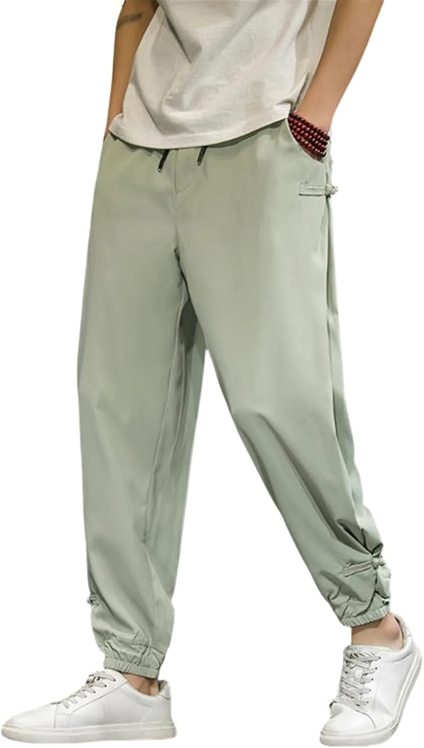 

Мужские летние тонкие спортивные штаны в китайском стиле MUFURONG